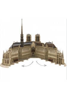 3д пазлы Нотр Дам де Пари Собор Парижской Богоматери Пазл 3D CubicFun L260h