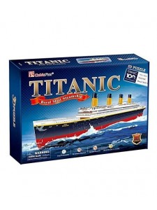 3д пазлы Корабль Титаник круизный лайнер Пазл 3D CubicFun T4011h