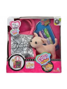 Мягкая игрушка Simba Chi Сhi Love Собачка в сумочке с фломастерами 10 5895264