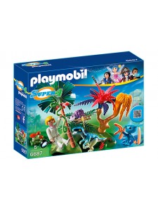 Playmobil Затерянный остров с Алиен и Хищником 6687