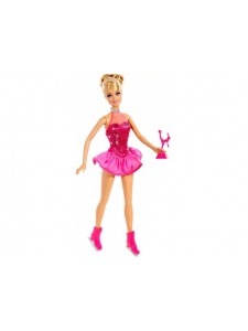 Кукла Barbie Кем быть Фигуристка Барби BDT26