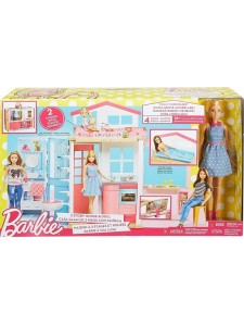 Переносной домик Barbie с куклой DVV48