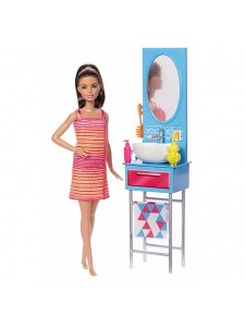 Кукла Барби с набором мебели DVX53