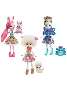Набор Enchantimals из трёх кукол со зверюшками FMG18