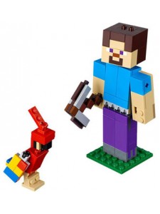 Лего 21148 Стив с попугаем Lego Minecraft