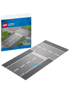 Лего 60236 Прямой и Т-образный перекрёсток Lego City