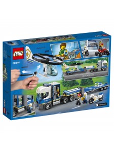 Лего Сити Полицейский вертолётный транспорт Lego City 60244
