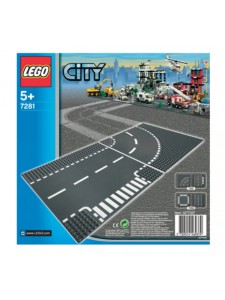 Лего 7281 Т-соединения и изогнутые рельсы Lego City