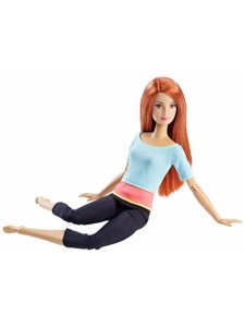 Mattel Кукла Барби Рыжеволосая Безграничные движения Barbie Made To Move DPP74