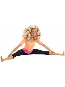 Mattel Кукла Барби Йога Безграничные движения Barbie Made To Move DPP75