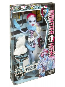 Кукла Monster High Эбби Боминейбл Арт класс BDF13