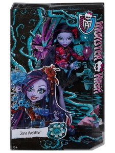 Кукла Monster High Джейн Булитл Мрак и Цветен CDC06