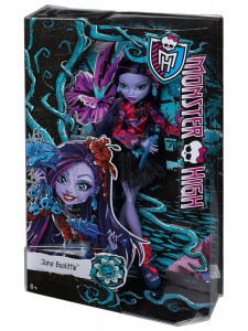 Кукла Monster High Джейн Булитл Мрак и Цветен CDC06