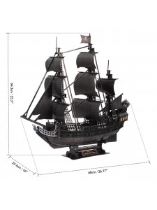 3D Пазл Корабль Месть королевы Анны T4018H