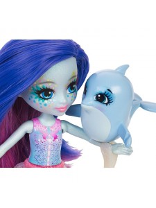 Кукла Enchantimals Дольче Дельфина с питомцем FKV55