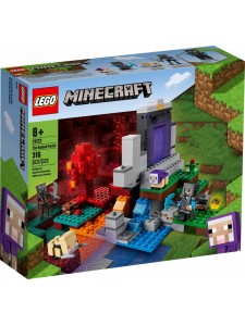 Лего Майнкрафт Разрушенный портал Lego Minecraft 21172