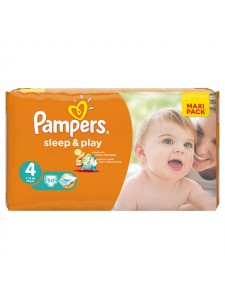 Подгузники Pampers Sleep&Play 4 Maxi (8-14 кг), 50 шт
