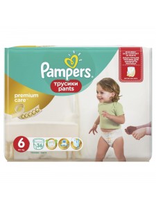 Подгузники-трусики Pampers Premium Care Pants 6 (15+ кг), 36 шт