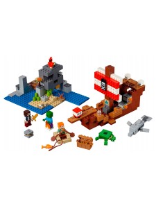 Лего Майнкрафт Пиратский корабль Lego Minecraft 21152